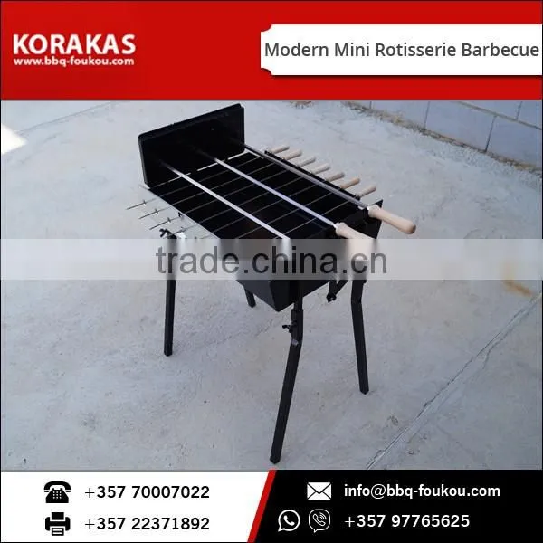 Modern Mini Rotisserie Barbecue