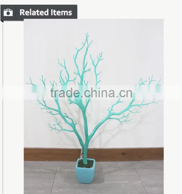 Factory direct hot sell artificial dry tree branch wedding centerpieces coral tree