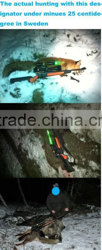 Suzero Output power 20-100mw adjustable Long Distance tactical Green Laser Flashlight Designator Illuminator Torch