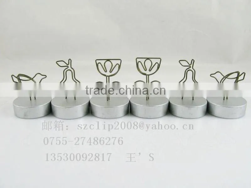 Gift items for advertising, metal photo clip, promotional gift