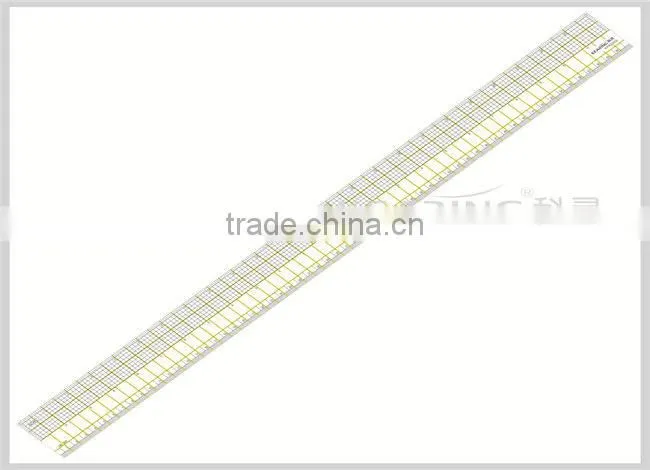 Kearing Patchwork ruler 24" * 12" Transparent Ruler for Fashion Designing Made in China# KPR2402