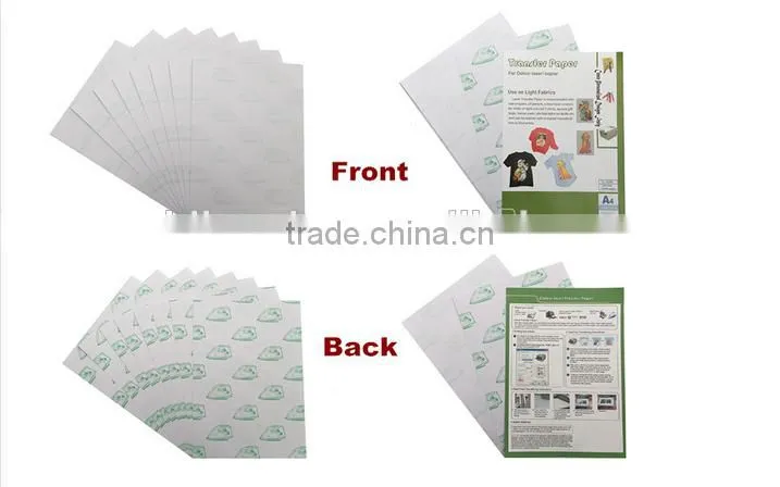 A3, A4 size heat transfer paper for laser printer