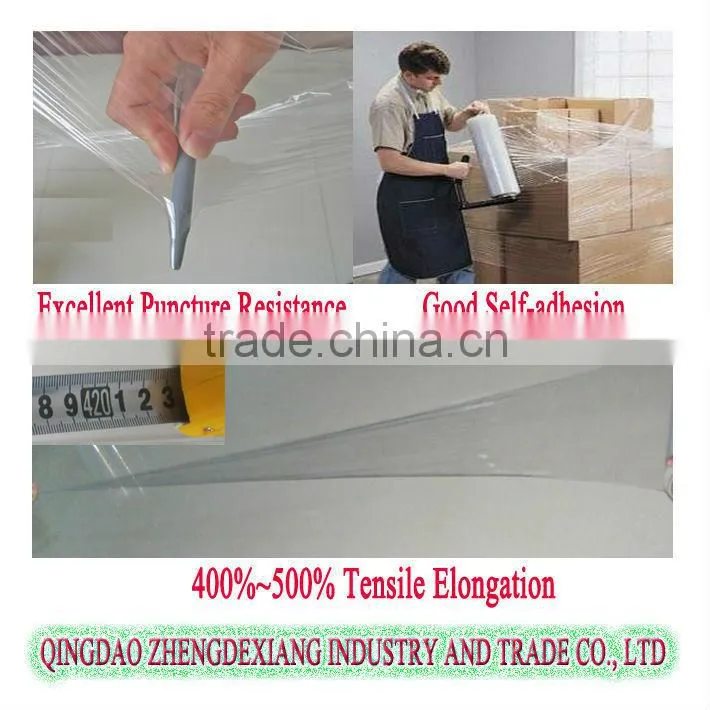 transparent lldpe stretch pallet film wrapping