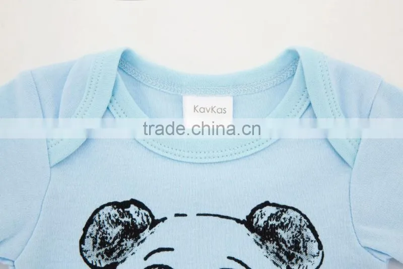 Top Sale Infant Clothes Short Sleeve Cute Animal Baby Rompers For Boy
