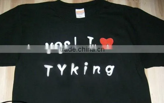 Music party Sound activated flashing lighting LED DJ T shirt