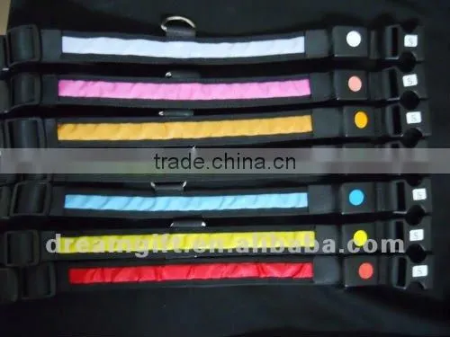Glow in the night flashing Led dog Collar 4 size cheap price