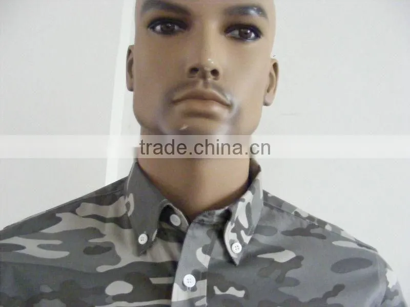 men's camouflage work shirt