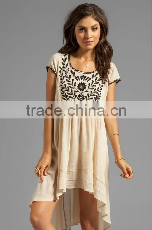 2014 New fashion ladies middle east tunic dress