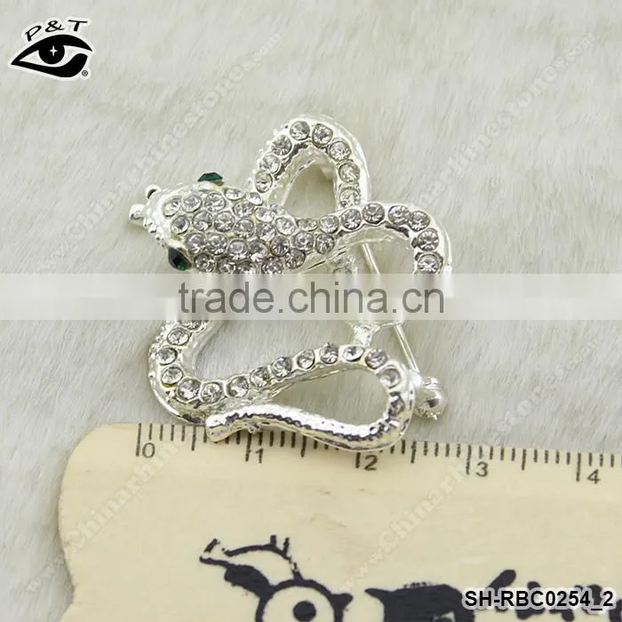 Animal Snake Rhinestone Brooches Crystal Pins Rhinestone brooch pins for wedding invitation decorations