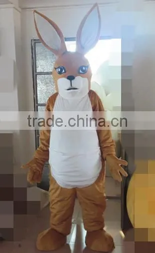Easy-wearing adult kangaroo mascot costume