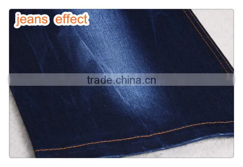 wholesale 100% rope dye cotton jersey knitted denim fabric