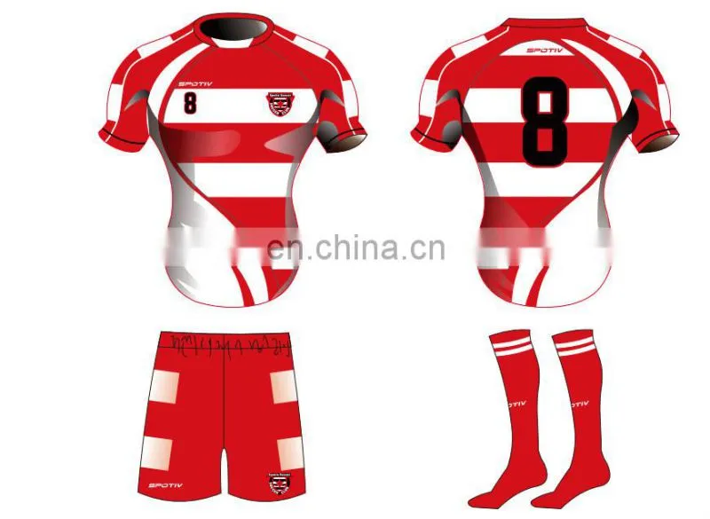 2016 wholesale custom sublimation rugby jersey for any logo