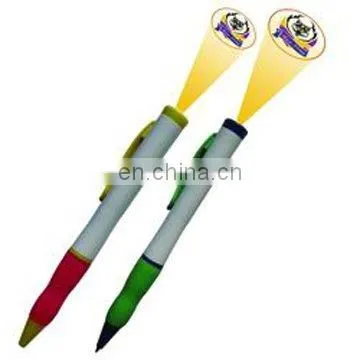 aluminum led projection logo pen,pen with projector logo(various colors and shapes optional)