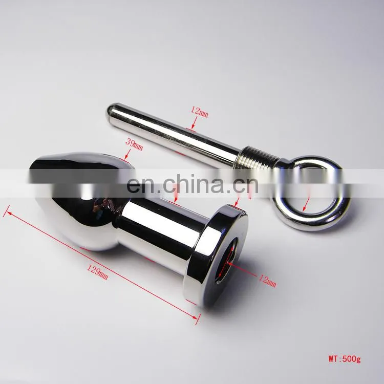 New arrival stailess steel anal plug enema, gay butt anal toys
