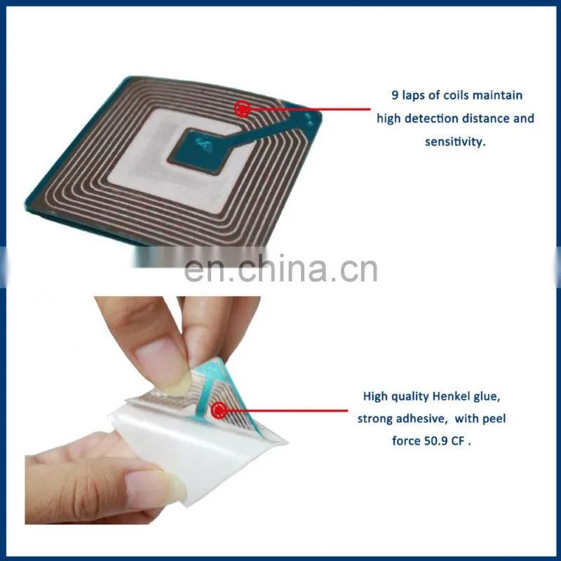 Own factory eas rf label, Anti-theft eas label, eas 8.2mhz soft label