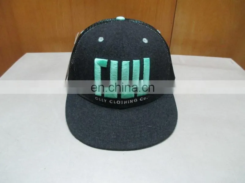 nylon corduroy embroidery trucker mesh snapback cap