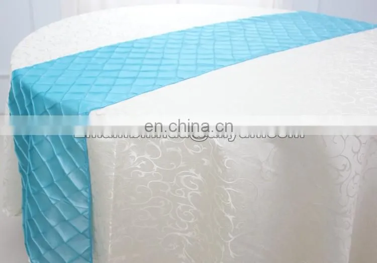 good cheap pintuck table runner for wedding