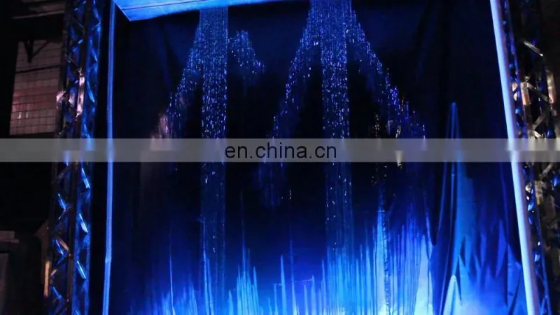 Wall waterfall fountain water print curtain CNC nozzle