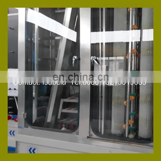 Vertical automatic washing glass machine for insulating glass production line