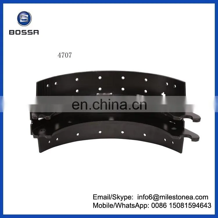 Semi trailer brake shoe FMSI 4707