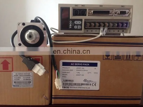 TECO servo motor with drive 1.5KW JSMA-MB15ABK01+JSDEP-50A3