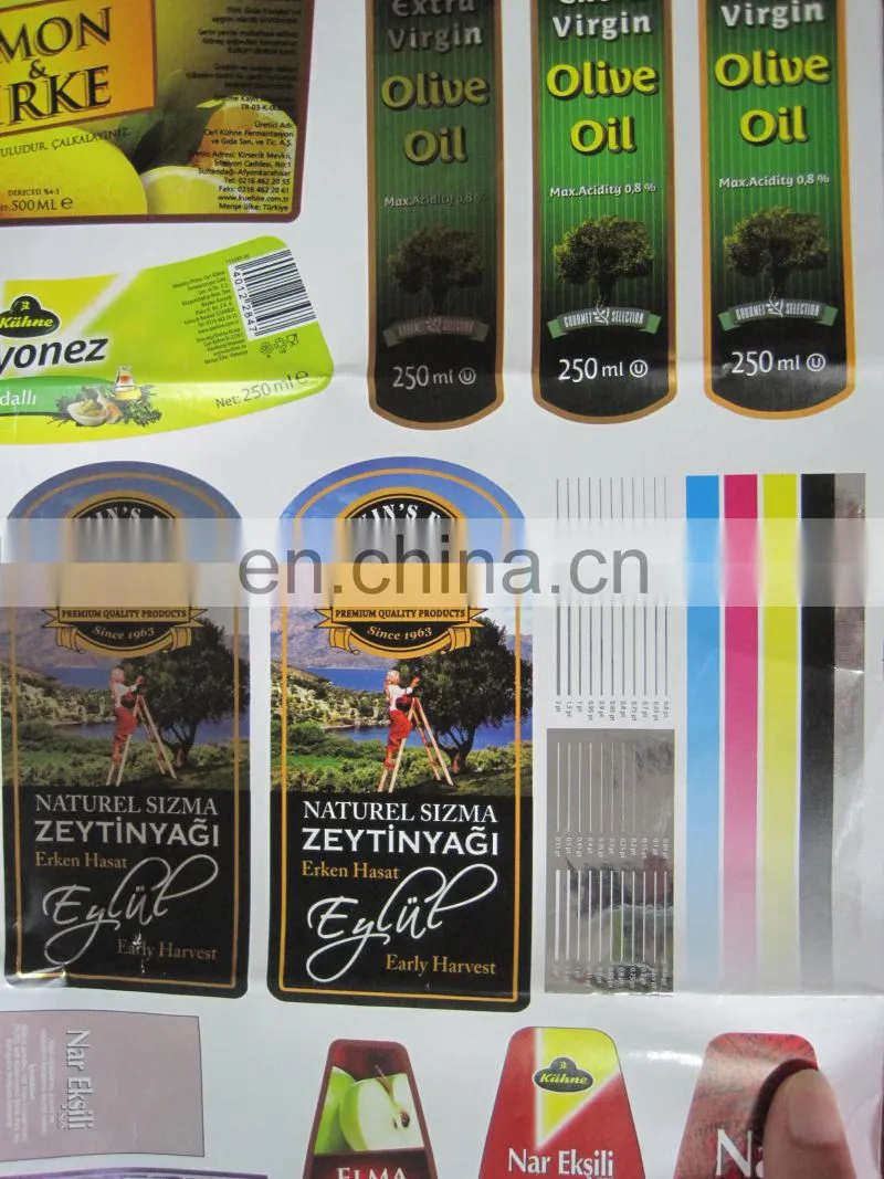 UV IR Plastic film,sticker label paper flexo printer