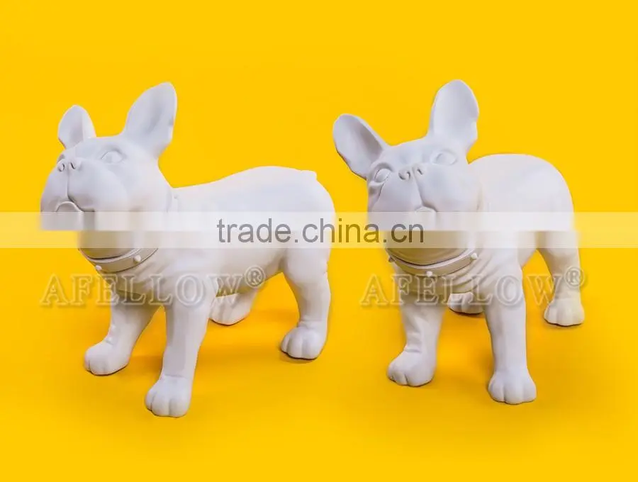 Plastic dog mannequin,white mannequin manikin dog KIVEN2