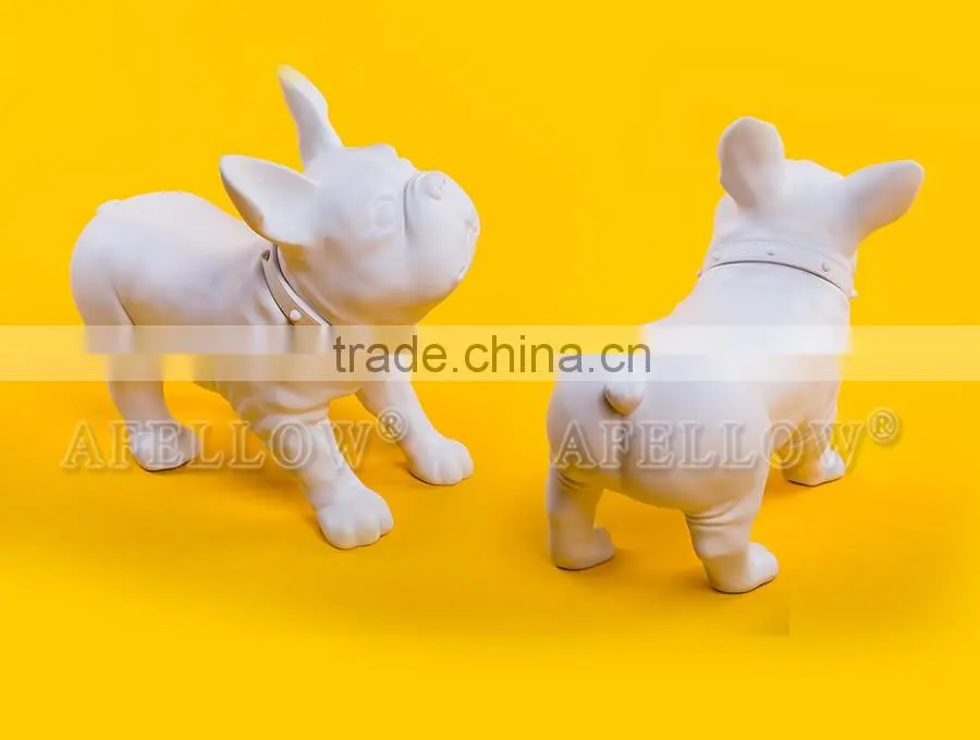 Plastic dog mannequin,white mannequin manikin dog KIVEN2