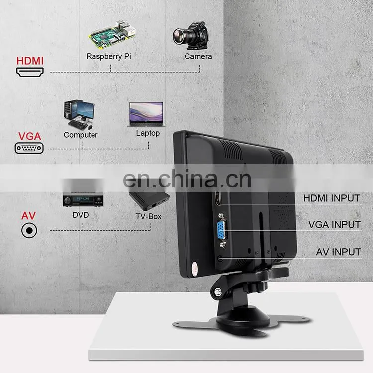 7 inch portable monitors finishing touch capacitive micro touch