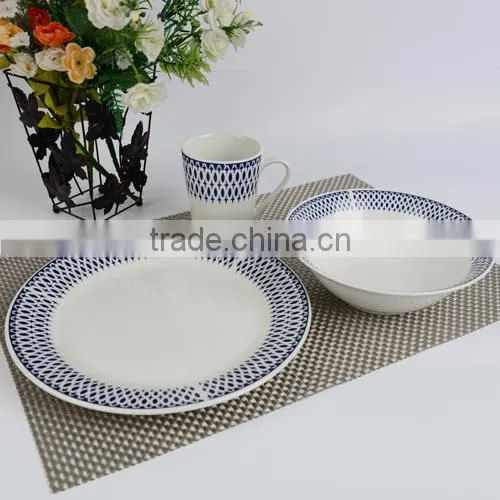 thailand porcelain dinner set, china dinnerware set, christmas porcelain dinner set