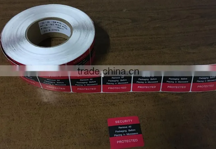 EAS Red RF label