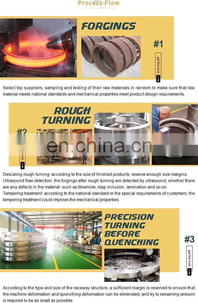 High-speed Rotary YRT200 Table Slewing Bearings Large 50Mn/40CrMn Large Bearing Capacity precision slewing bearing