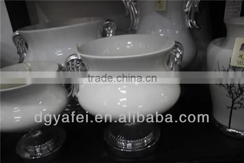artificial fiberglass flower pots stand designs