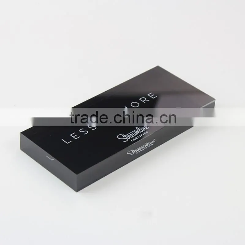 Transparent Lucite Sign Block Lucite Logo Block