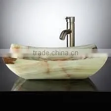 Green Onyx Pedestal Sink