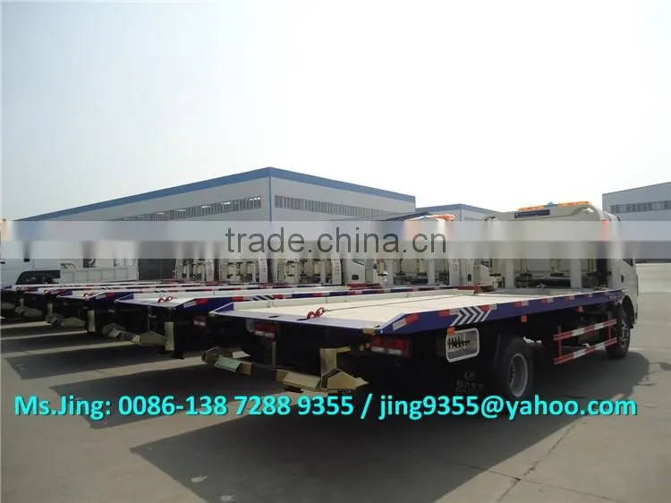 DFAC Euro III towing truck, 5600*2350mm flatbed tow truck,cheap tow trucks for sale