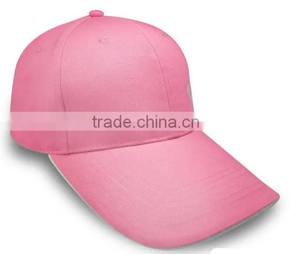 2015 Design High Quality Cheap Fancy 6 Panel Pink Cowboy Hat / Custom Baseball Cap