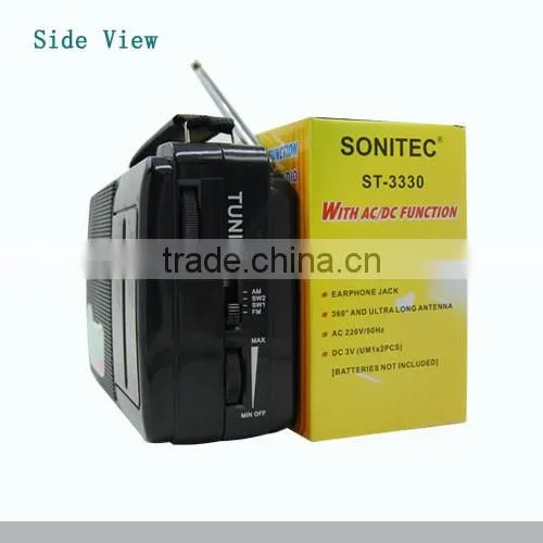2015 China Hot Sell Factory Portable Speaker Am Fm Pocket Radio