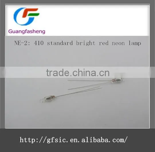 NE-2: 410 standard bright red neon lamp