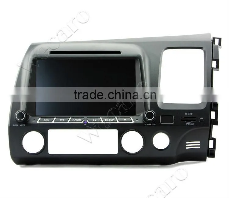 Wecaro android 4.4.4 car dvd Direct factory for civic double din Steering Wheel Control right hand drive 2006 - 2011