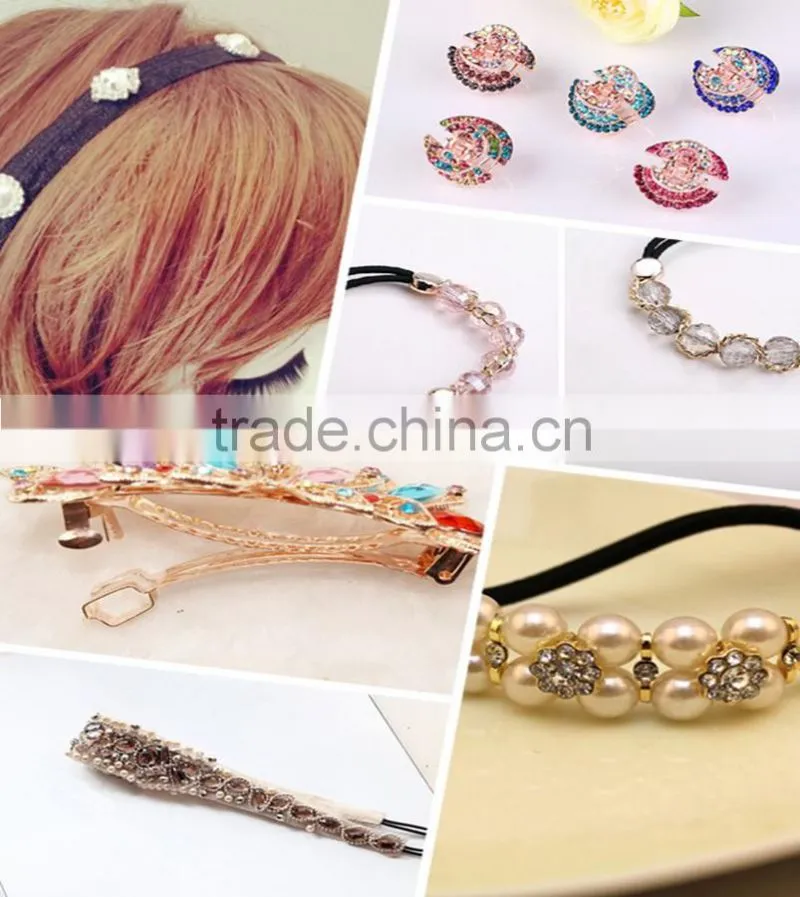 Fabric Lace Wide Fashion Headband Hairband Delicate Women Hair Accessories