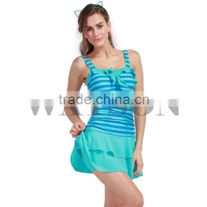 ladies swimming dress printing 7353