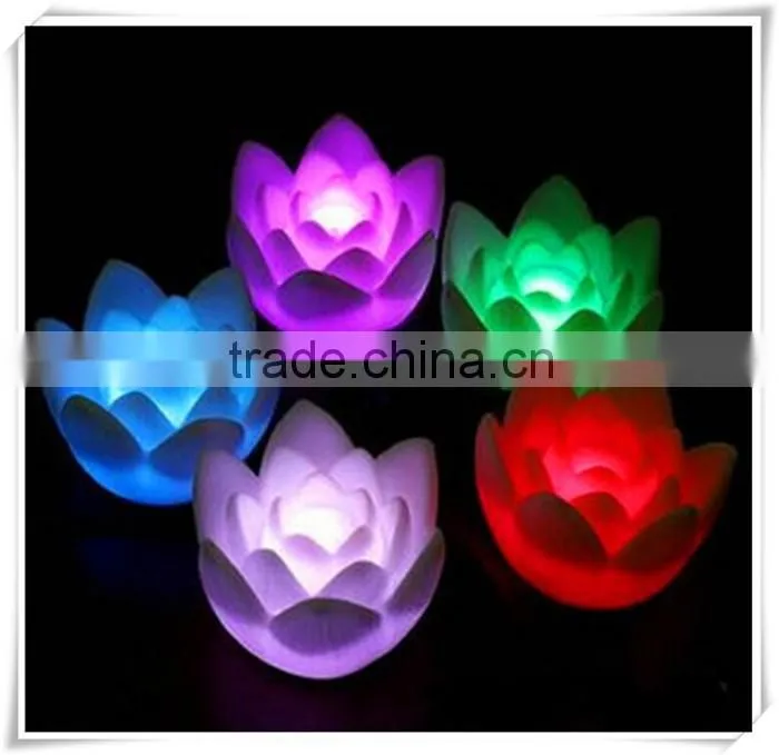 Beautiful flower different colors promotional flashing toy