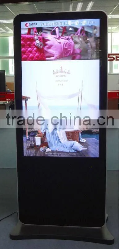 Standalone 55" lcd digital signage Floorstanding