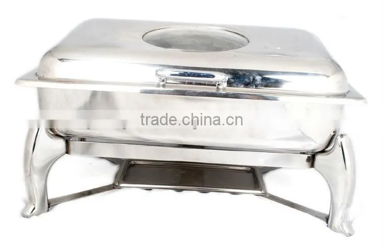 Steel Cheffing Dish, Wedding & Party utensils, food serving dish, hot keeping dish, Catering item, Hotel & Restaurant utensils