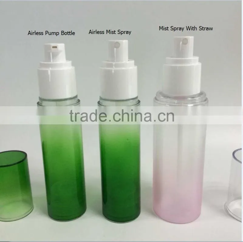 2015 hot sales cosmetic packing plastic lotion bottle