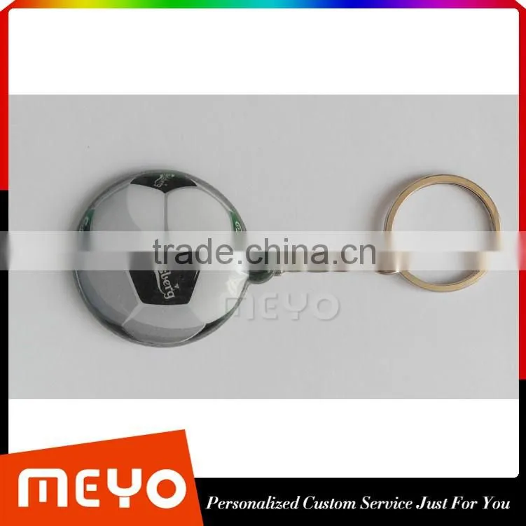 Promotion lighting metal key chain for christmas holiday gift