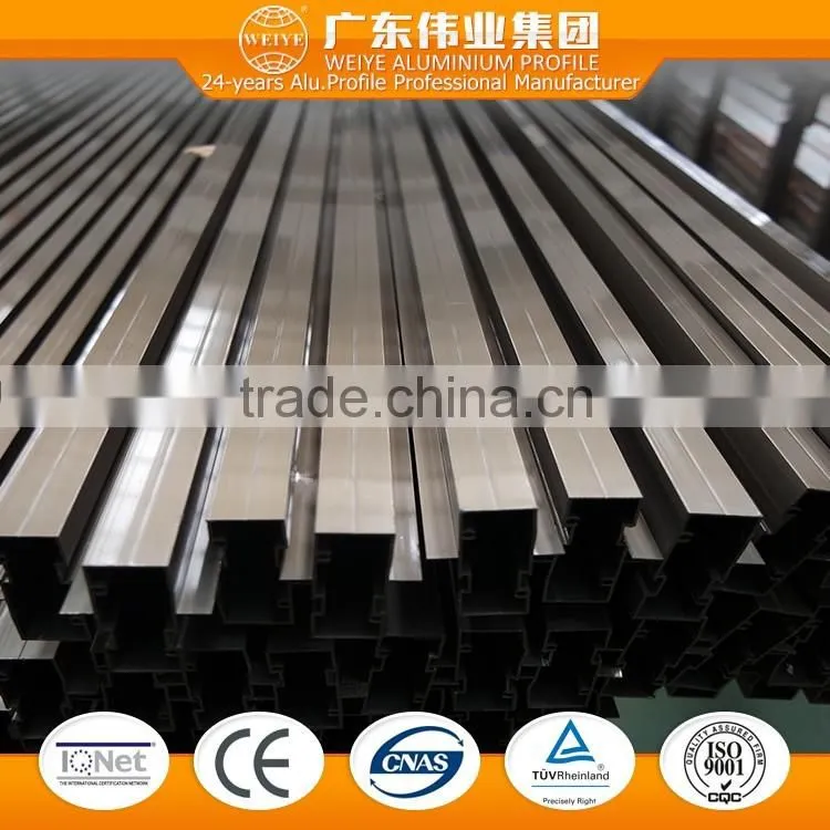 large glass windows aluminium alloy sliding window extrusion profile