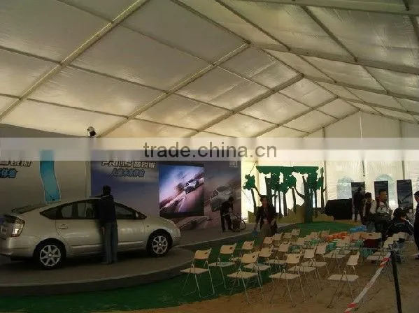 Luxury Aluminum Structure Glass Wall Exhibition Marquee Fair Tent