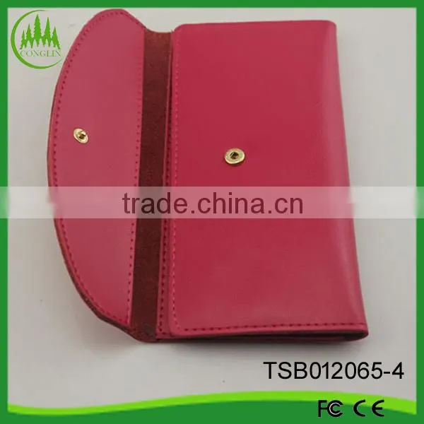2014 Yiwu Hot Selling Wholesale Woman Leather Wallet